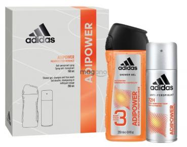 Adidas GP Dusch 250ml + Deo 150ml Adipower GeschenkBox